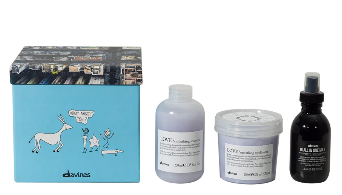 DAVINES LOVE SMOOTH Holiday Set